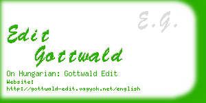 edit gottwald business card